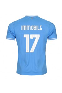 Lazio Ciro Immobile #17 Fotballdrakt Hjemme Klær 2023-24 Korte ermer